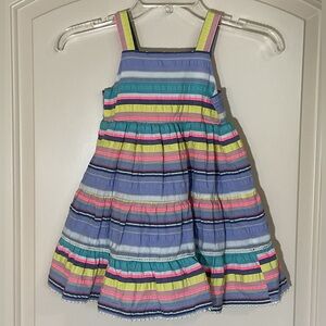 Cat & Jack Colorful Striped Sun Dress NWOT